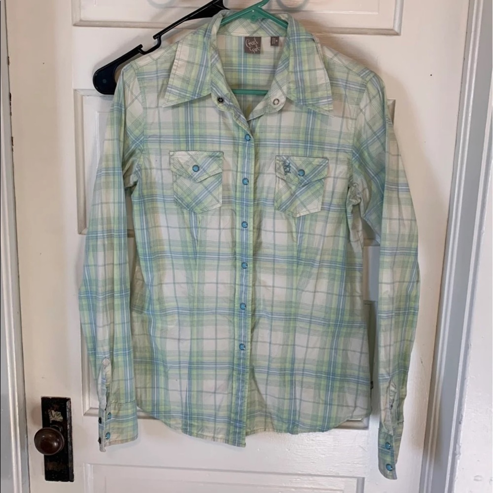 Cruel Girl button Down western